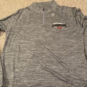 NFL Tampa Bay buccaneers long sleeve pullover grey shirt SuperBowl champions